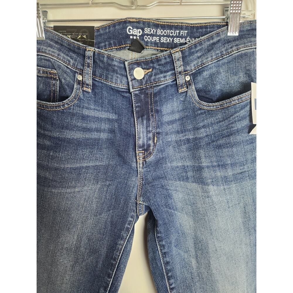 GAP sexy bootcut womens jeans sz 6L nwt no distressing classic preppy tall - Picture 2 of 11